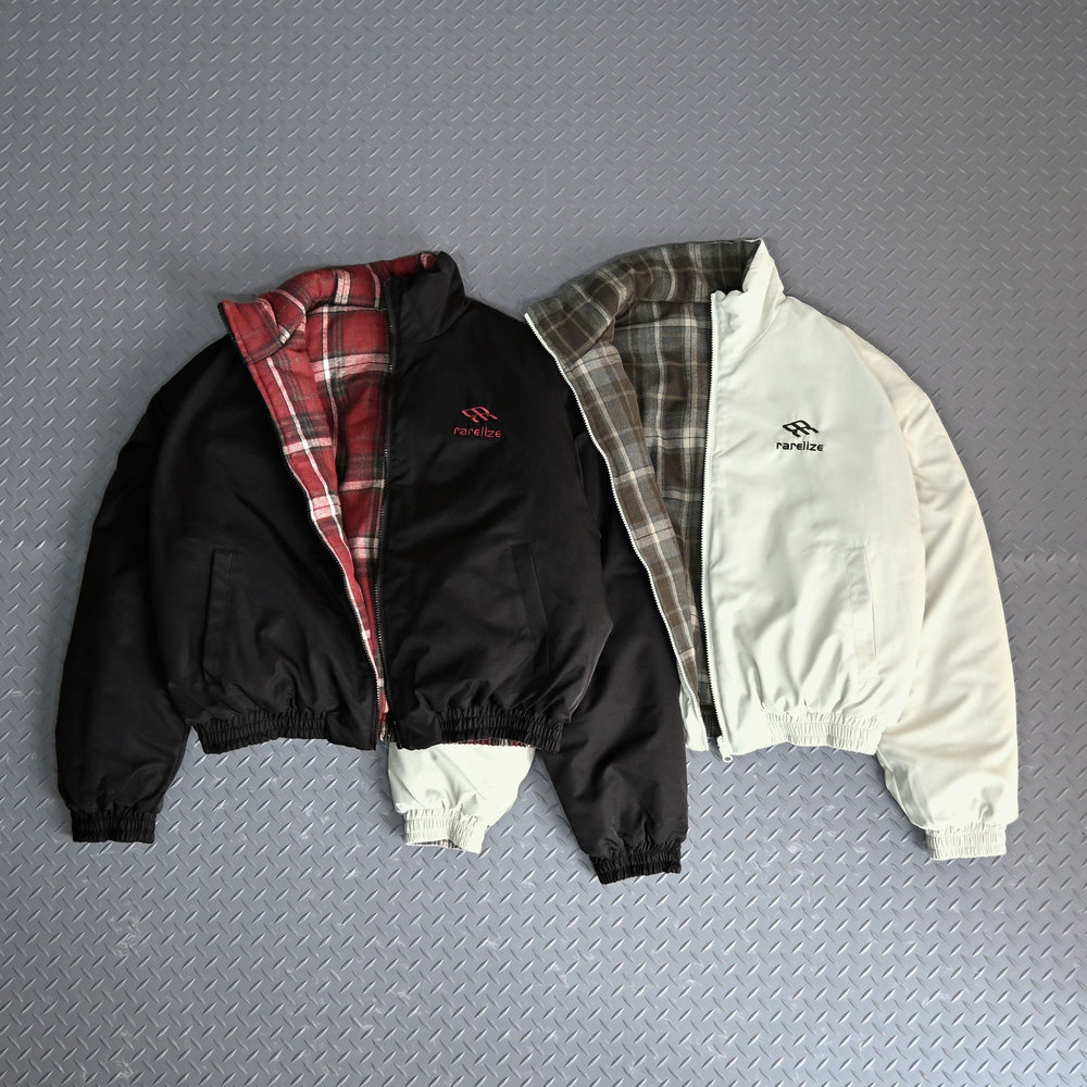 【10日以内お届け】リバーシブルチェックアウター L2142