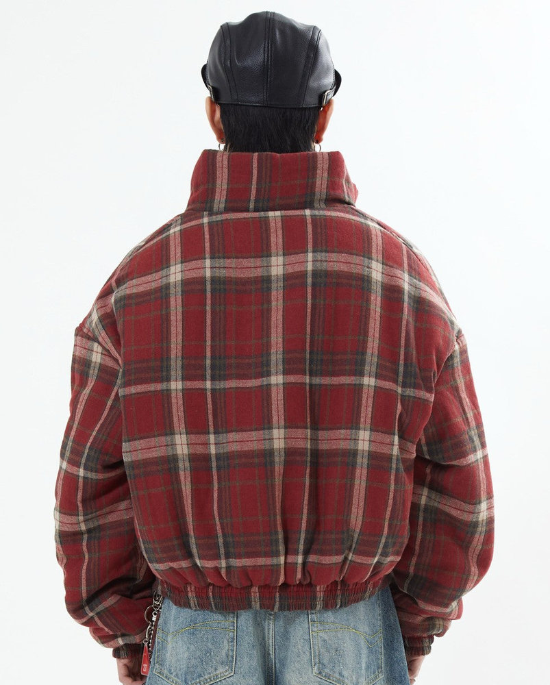 【10日以内お届け】リバーシブルチェックアウター L2142