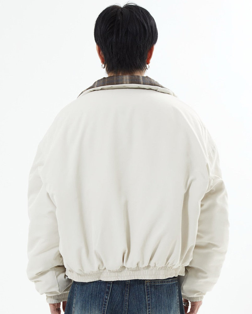 【10日以内お届け】リバーシブルチェックアウター L2142