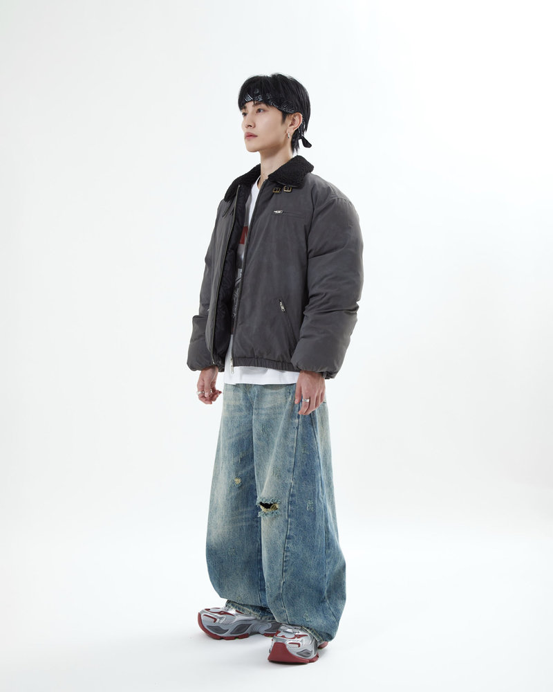 【10日以内お届け】スモーキー2WAYボアジャケット L2136