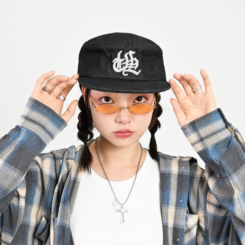 【10日以内お届け】リジットフラットトップキャップ L2159