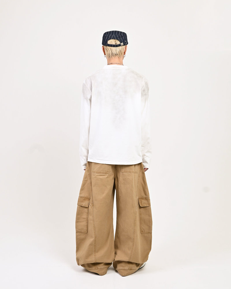 【10日以内お届け】ストライプフラットトップキャップ L2160