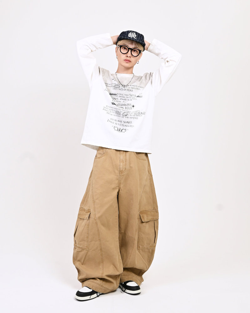 【10日以内お届け】ストライプフラットトップキャップ L2160