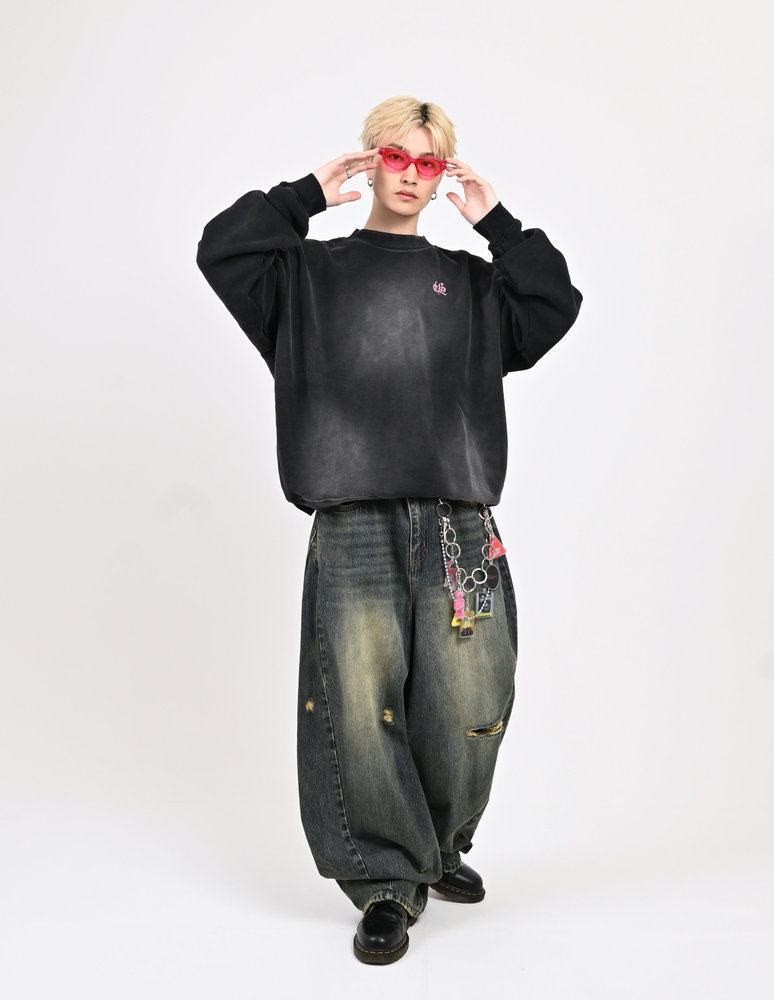 【近日発売予定】ウォッシュドロゴスウェット L2098