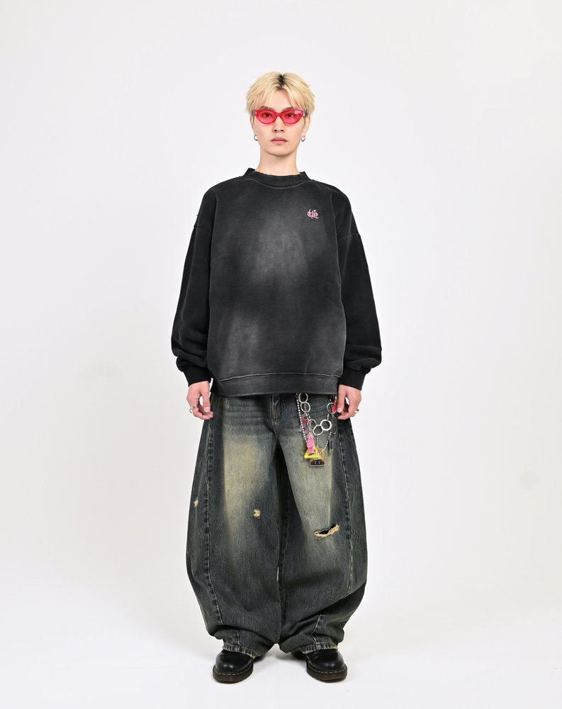 【近日発売予定】ウォッシュドロゴスウェット L2098