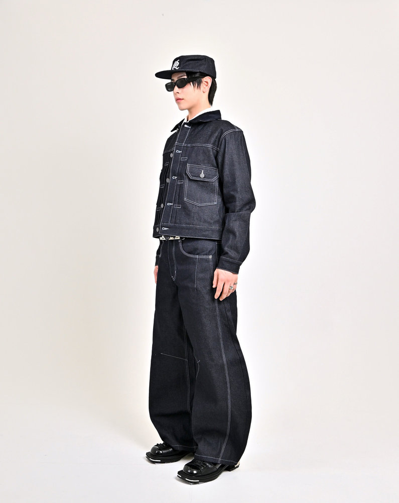 【10日以内お届け】コーデュロイカラーリジットデニムジャケット L2155