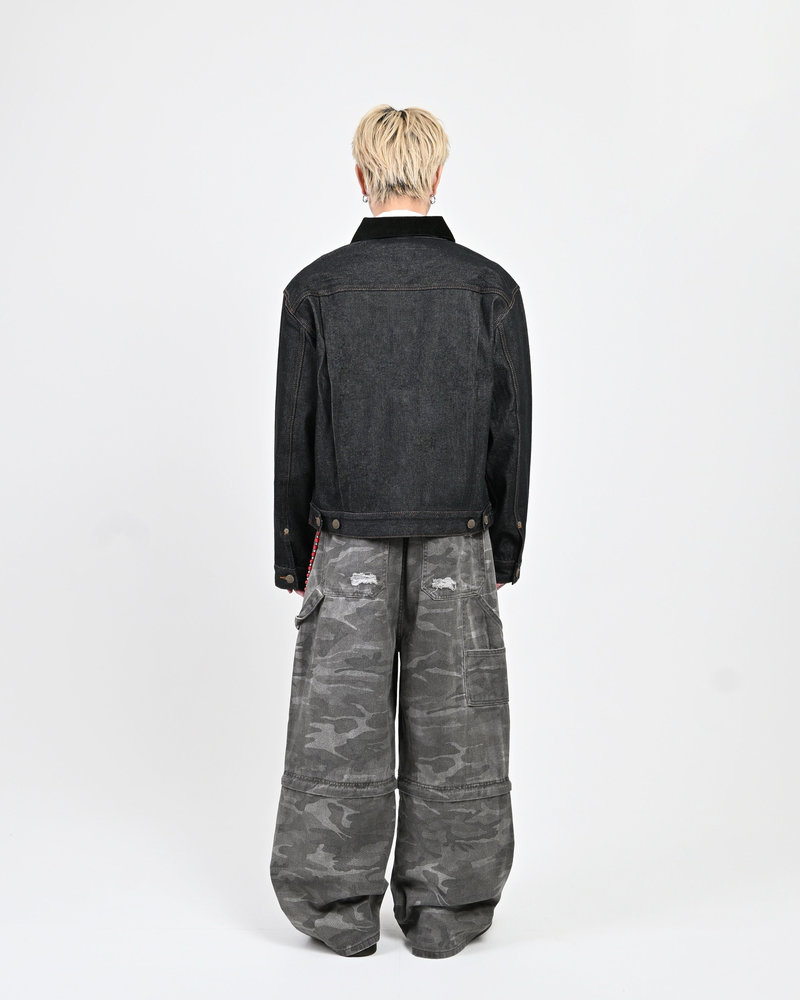 【10日以内お届け】コーデュロイカラーリジットデニムジャケット L2155