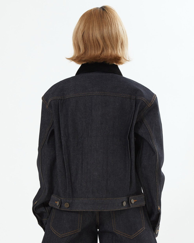 【10日以内お届け】コーデュロイカラーリジットデニムジャケット L2155