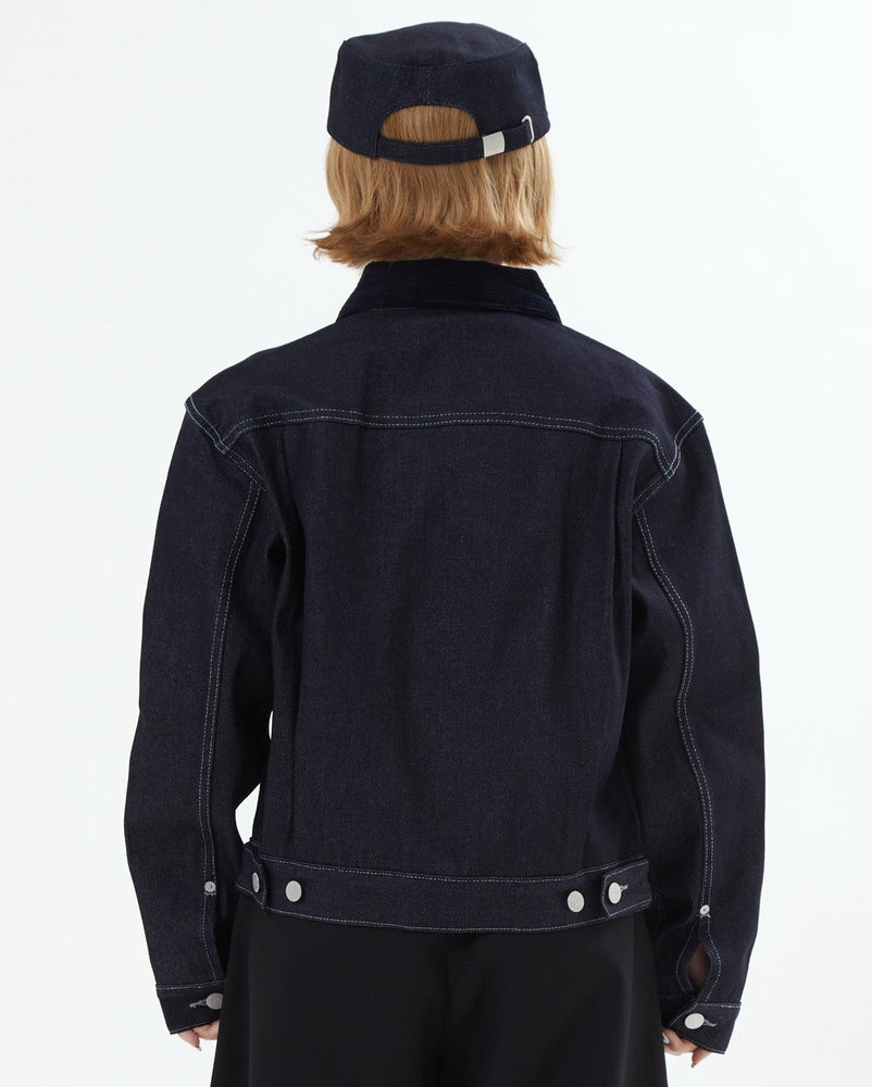 【10日以内お届け】コーデュロイカラーリジットデニムジャケット L2155