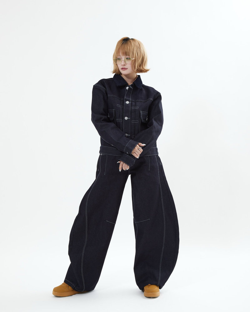 【10日以内お届け】コーデュロイカラーリジットデニムジャケット L2155