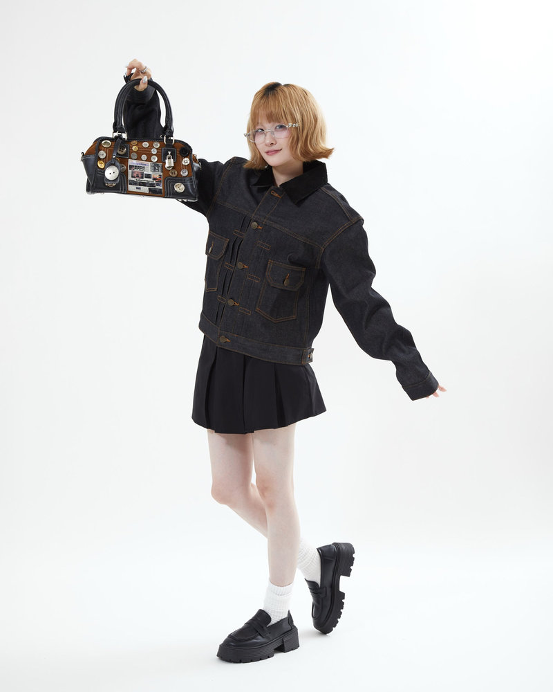 【10日以内お届け】コーデュロイカラーリジットデニムジャケット L2155