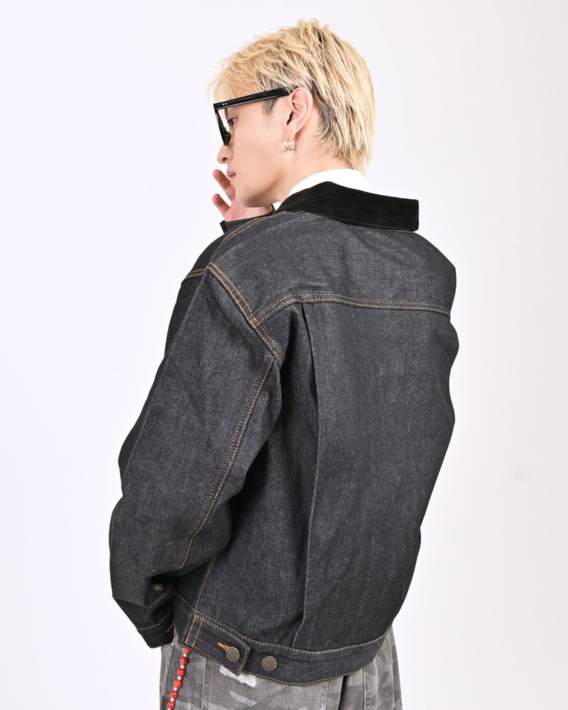【10日以内お届け】コーデュロイカラーリジットデニムジャケット L2155