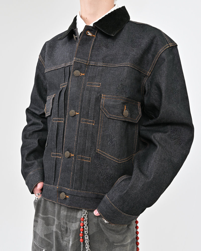 【10日以内お届け】コーデュロイカラーリジットデニムジャケット L2155