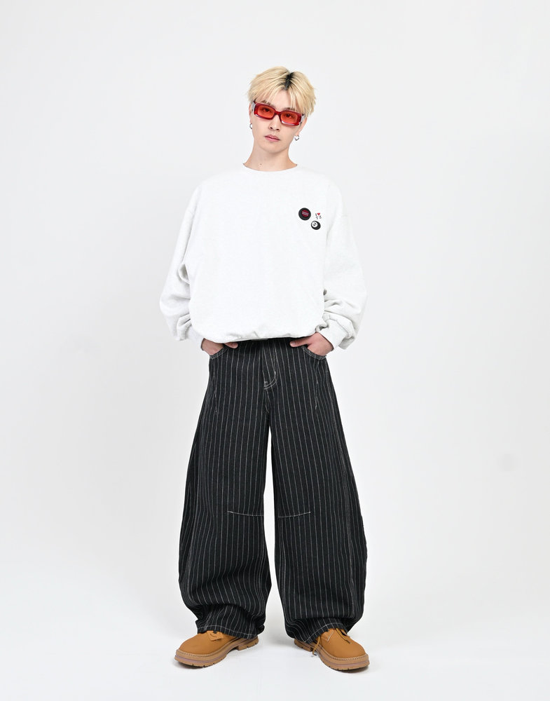 【10日以内お届け】デジタル缶バッジスウェット L2097