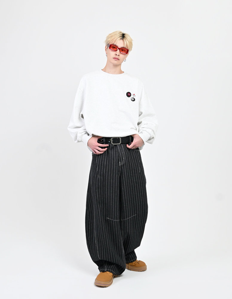 【10日以内お届け】デジタル缶バッジスウェット L2097