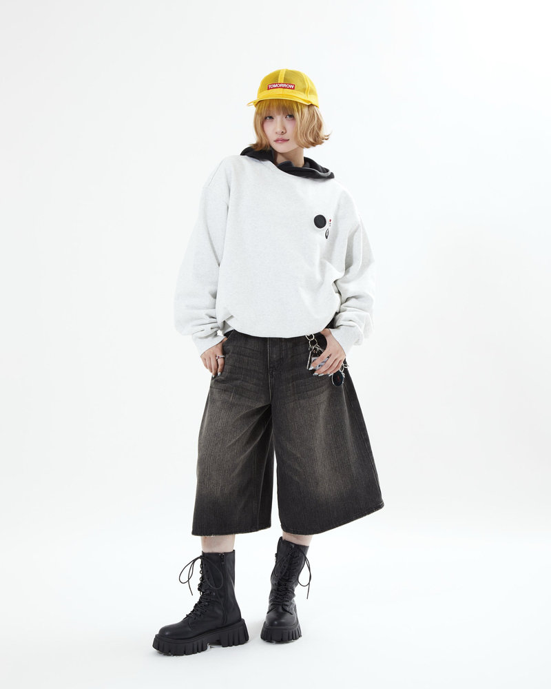 【10日以内お届け】デジタル缶バッジスウェット L2097