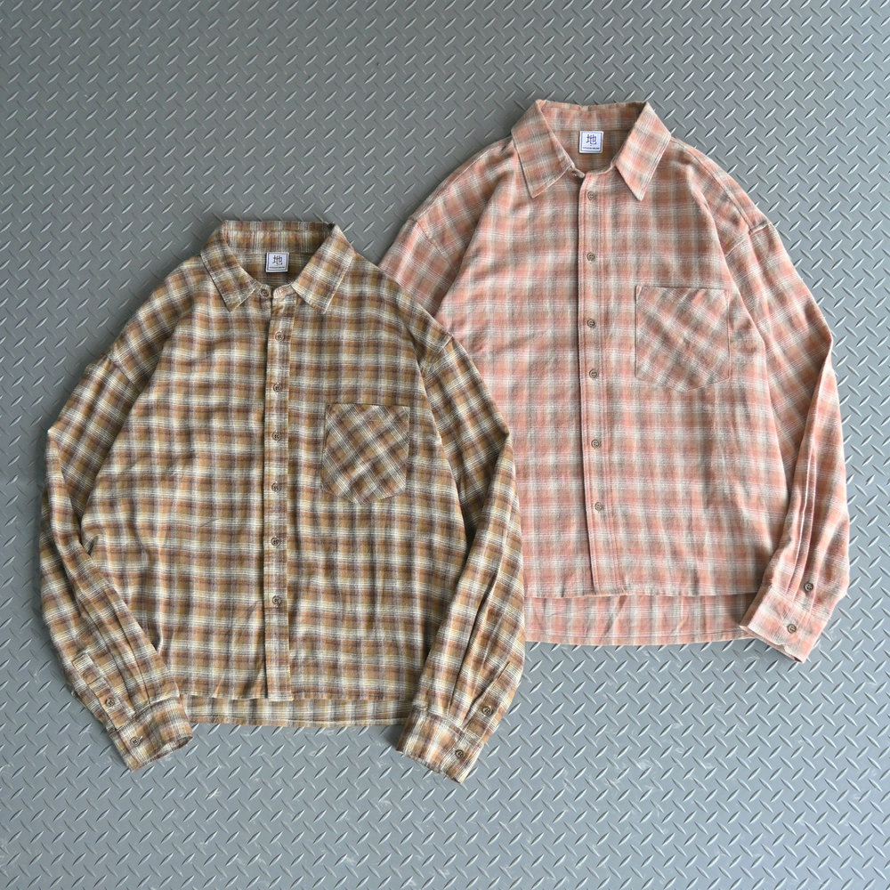 【10日以内お届け】チェックシャツ L2100