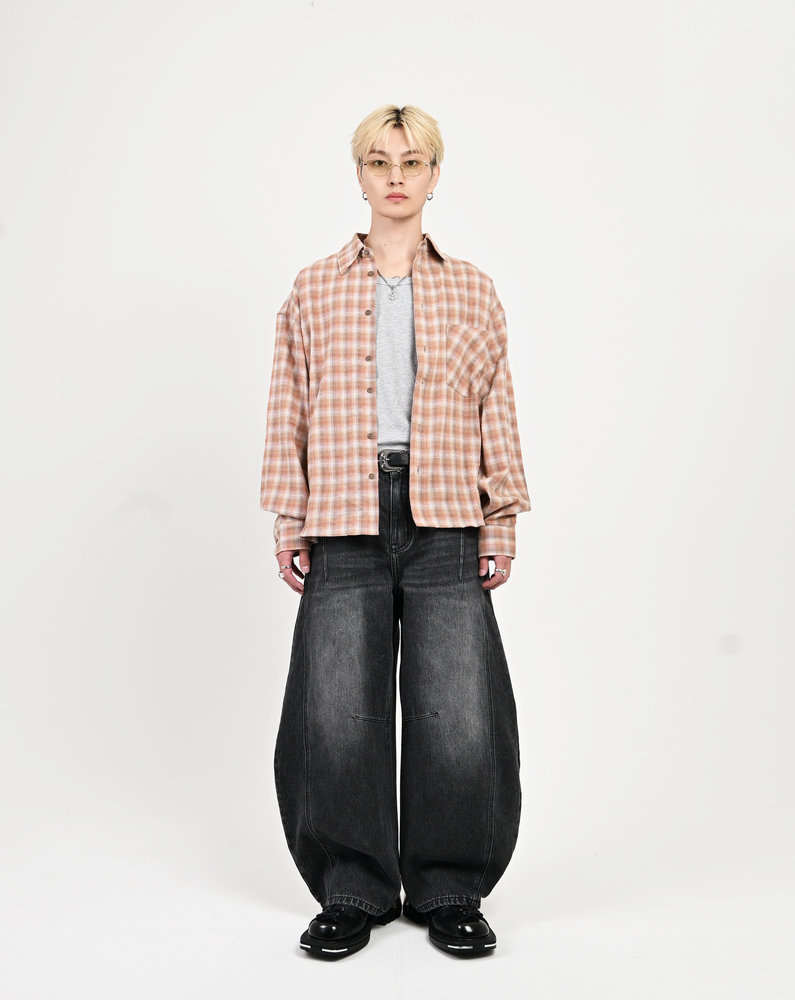 【10日以内お届け】チェックシャツ L2100