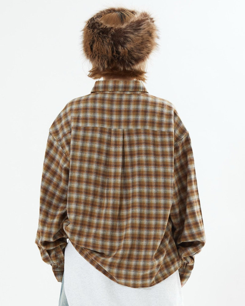 【10日以内お届け】チェックシャツ L2100