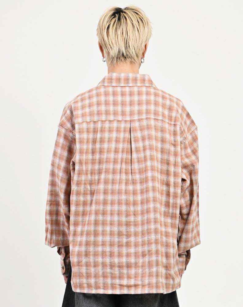 【10日以内お届け】チェックシャツ L2100