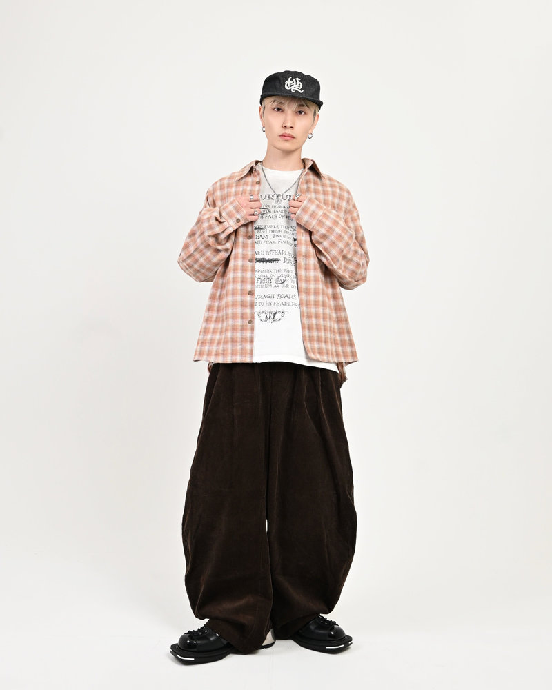 【10日以内お届け】チェックシャツ L2100