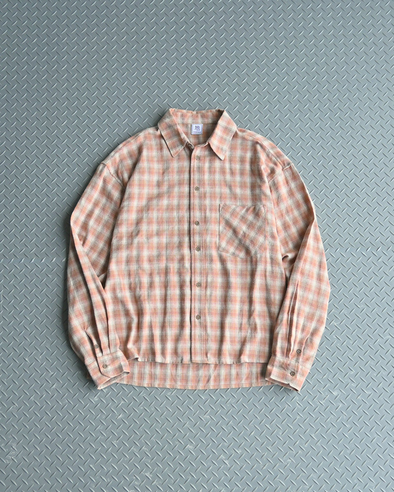 【10日以内お届け】チェックシャツ L2100