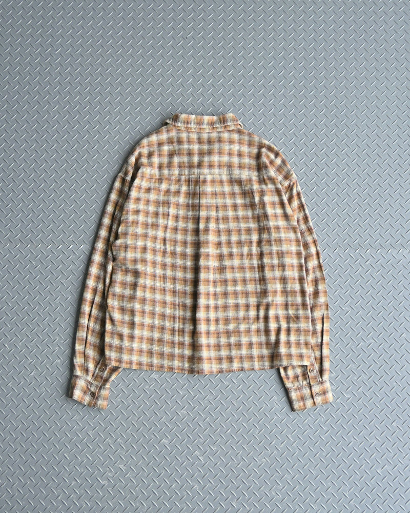 【10日以内お届け】チェックシャツ L2100