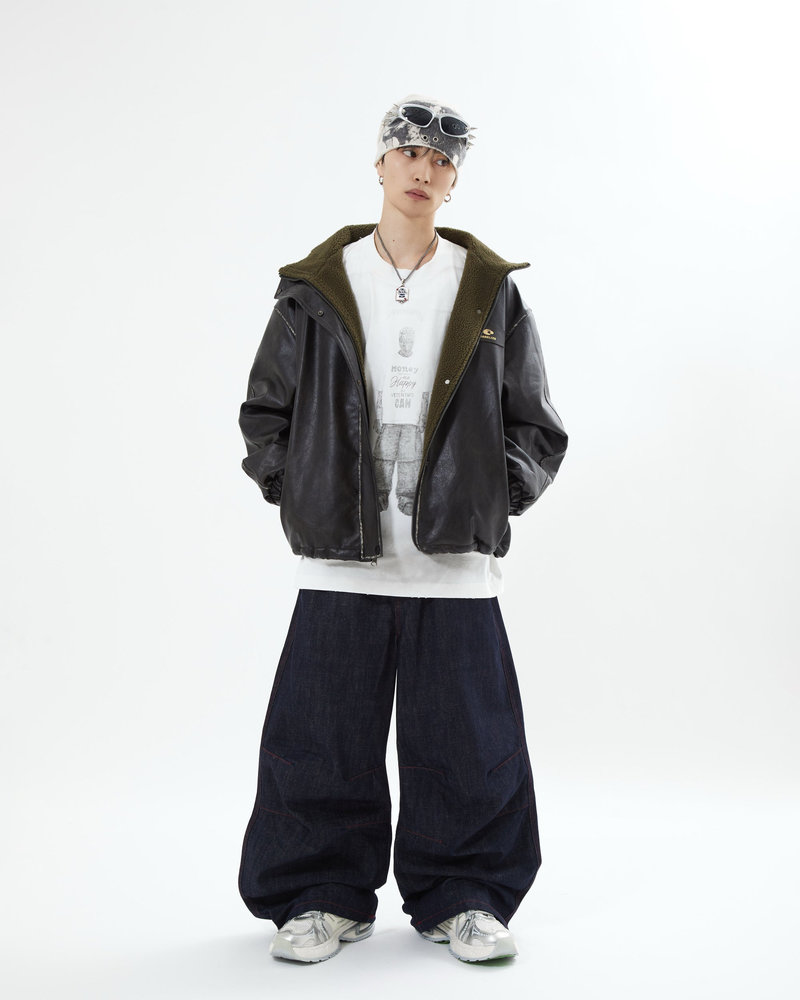 【10日以内お届け】パネルステッチデニム L2200