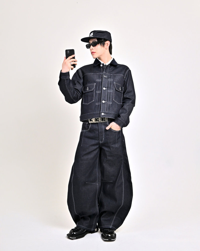 【10日以内お届け】リジットバルーンデニム L2156