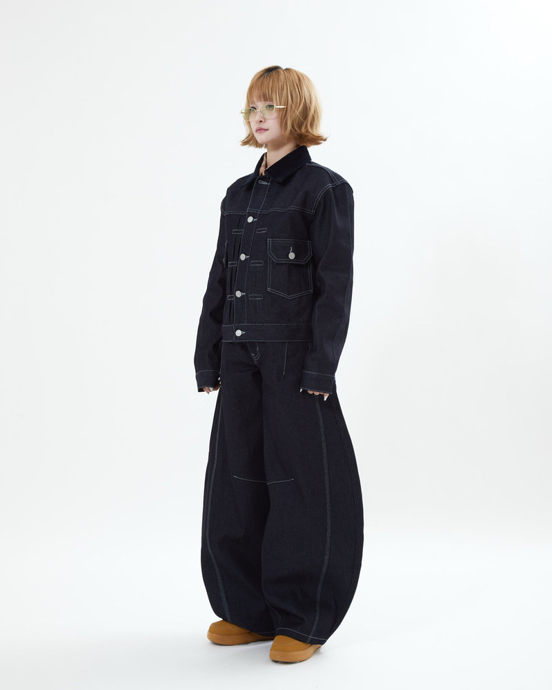 【10日以内お届け】リジットバルーンデニム L2156