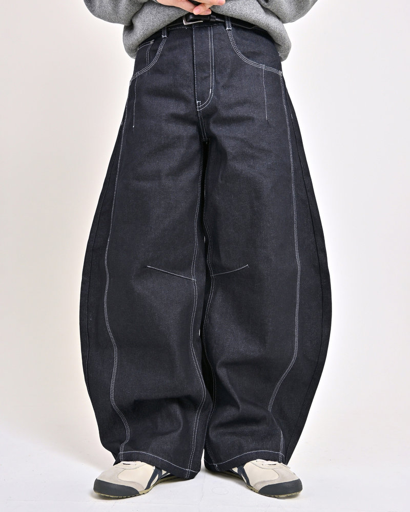 【10日以内お届け】リジットバルーンデニム L2156