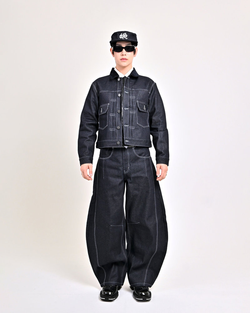 【10日以内お届け】リジットバルーンデニム L2156