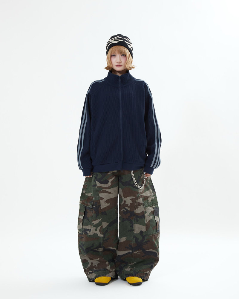 【10日以内お届け】ワッフルトラックジャケット L2161