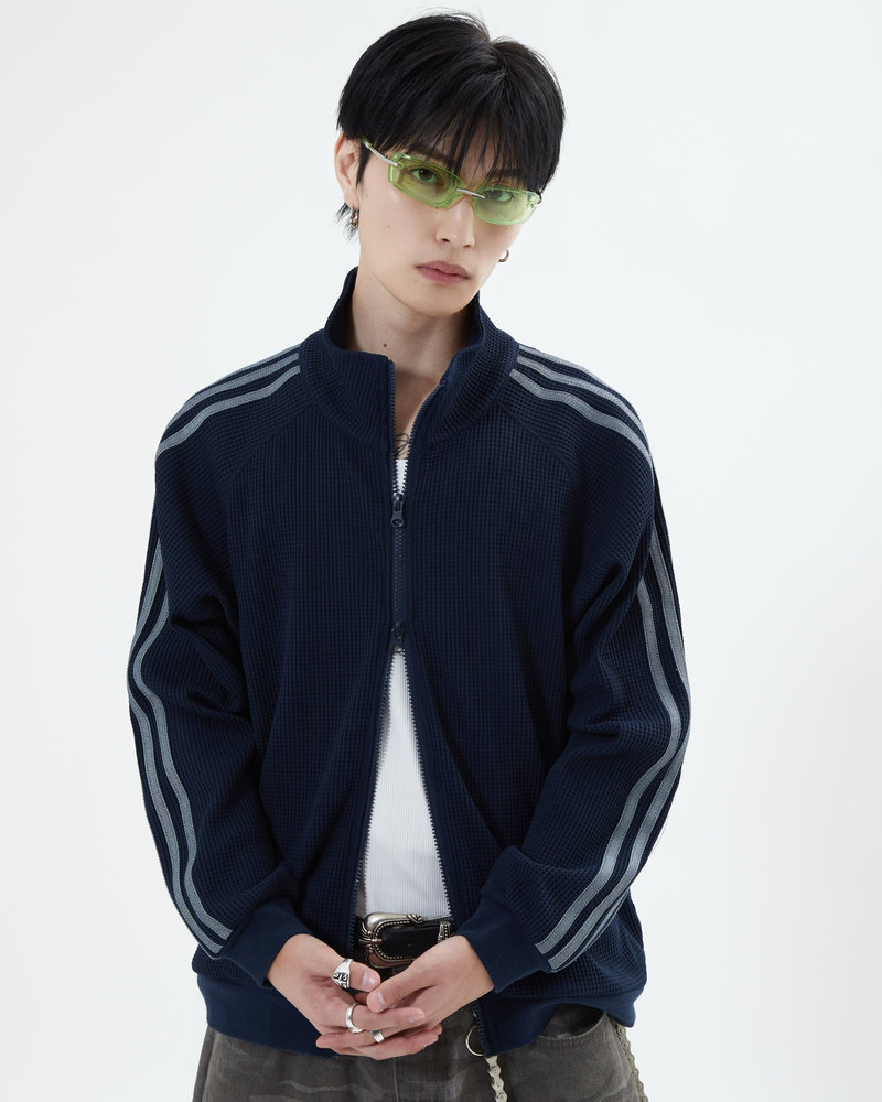 【10日以内お届け】ワッフルトラックジャケット L2161