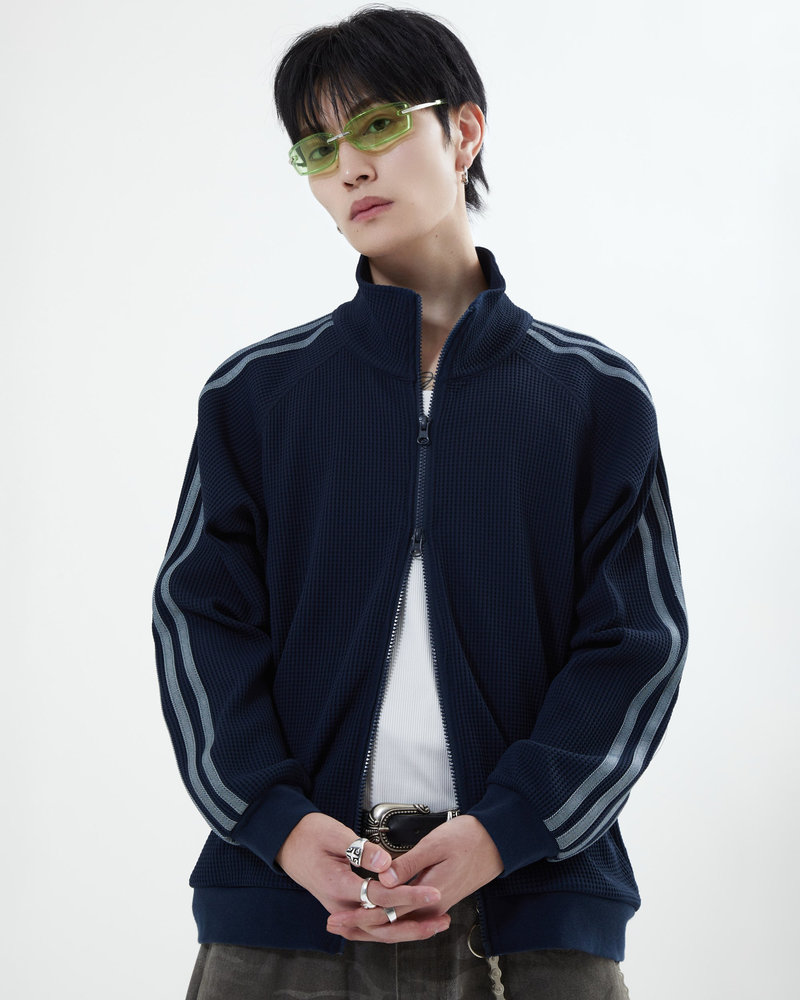 【10日以内お届け】ワッフルトラックジャケット L2161