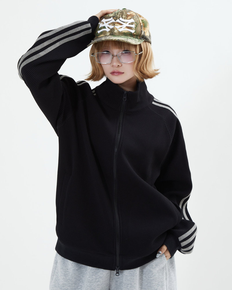 【10日以内お届け】ワッフルトラックジャケット L2161