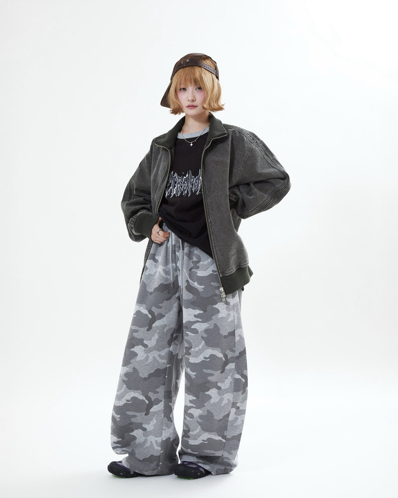 【10日以内お届け】カモフラバルーンスウェット L2203