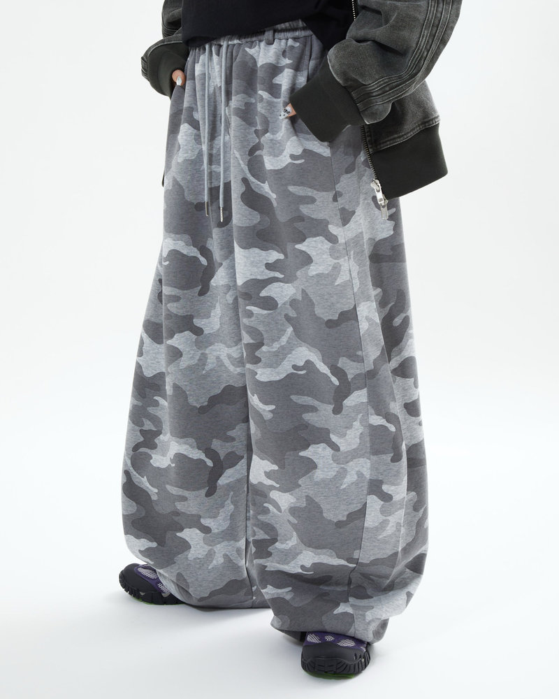 【10日以内お届け】カモフラバルーンスウェット L2203