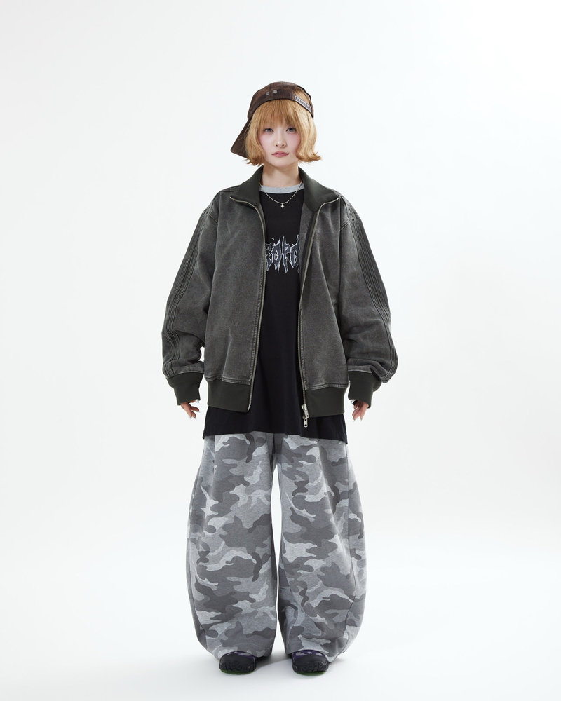 【10日以内お届け】カモフラバルーンスウェット L2203