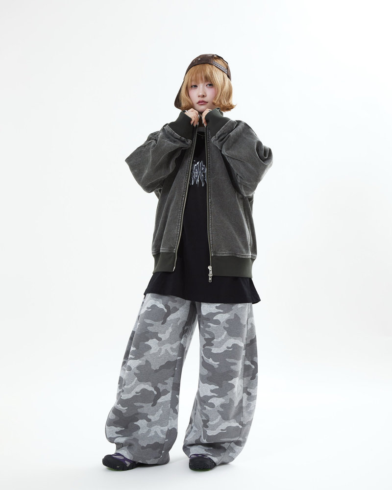 【10日以内お届け】カモフラバルーンスウェット L2203