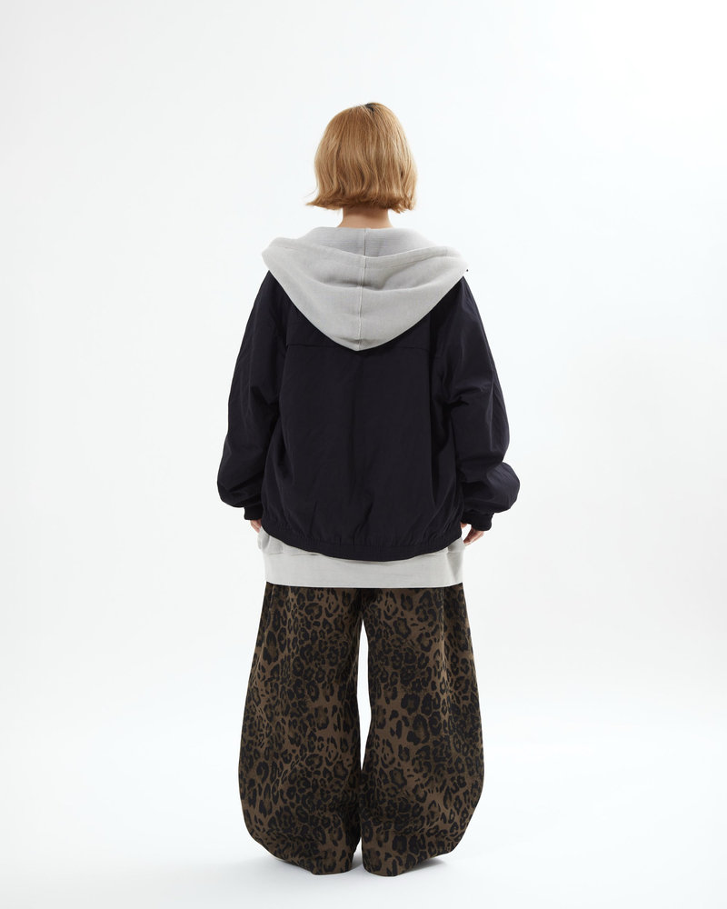 【10日以内お届け】レオパードバルーンスウェット L2204