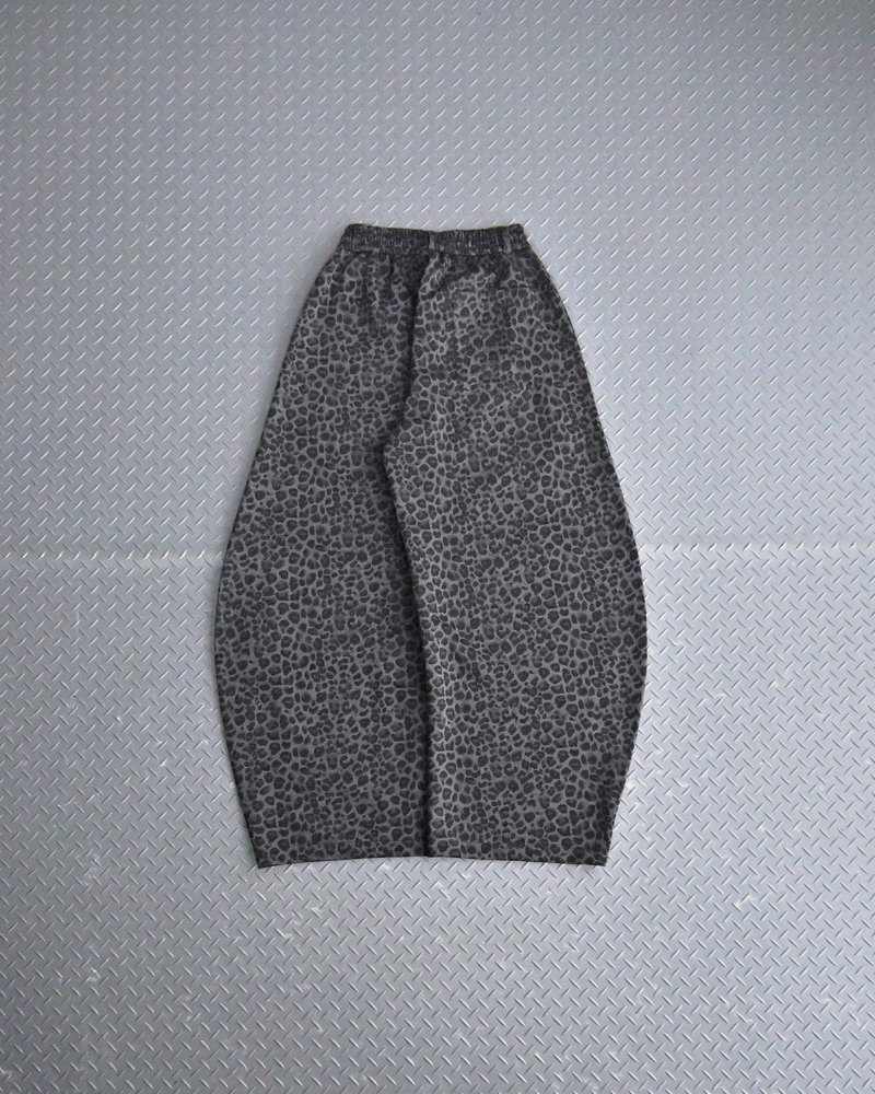 【10日以内お届け】レオパードバルーンスウェット L2204