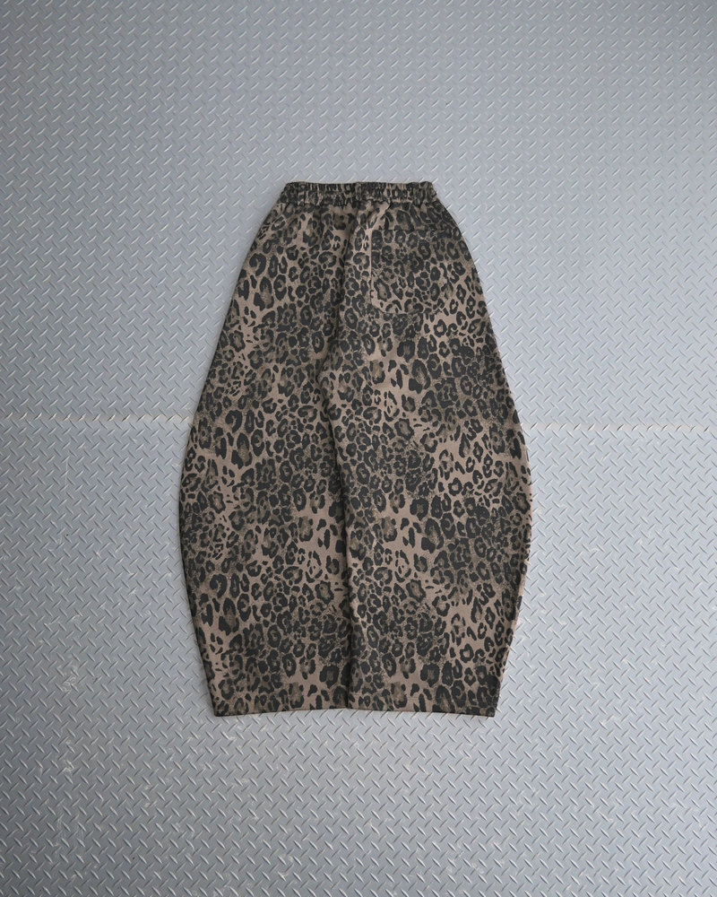 【10日以内お届け】レオパードバルーンスウェット L2204