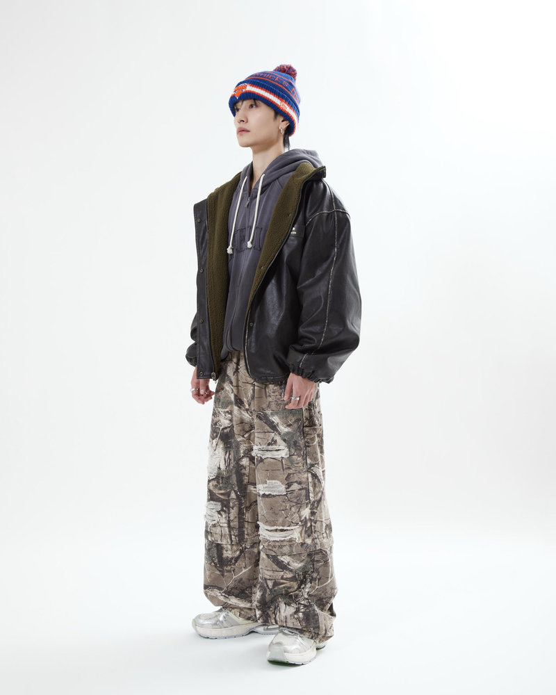 【10日以内お届け】リバーシブルPUレザージャケット L2084