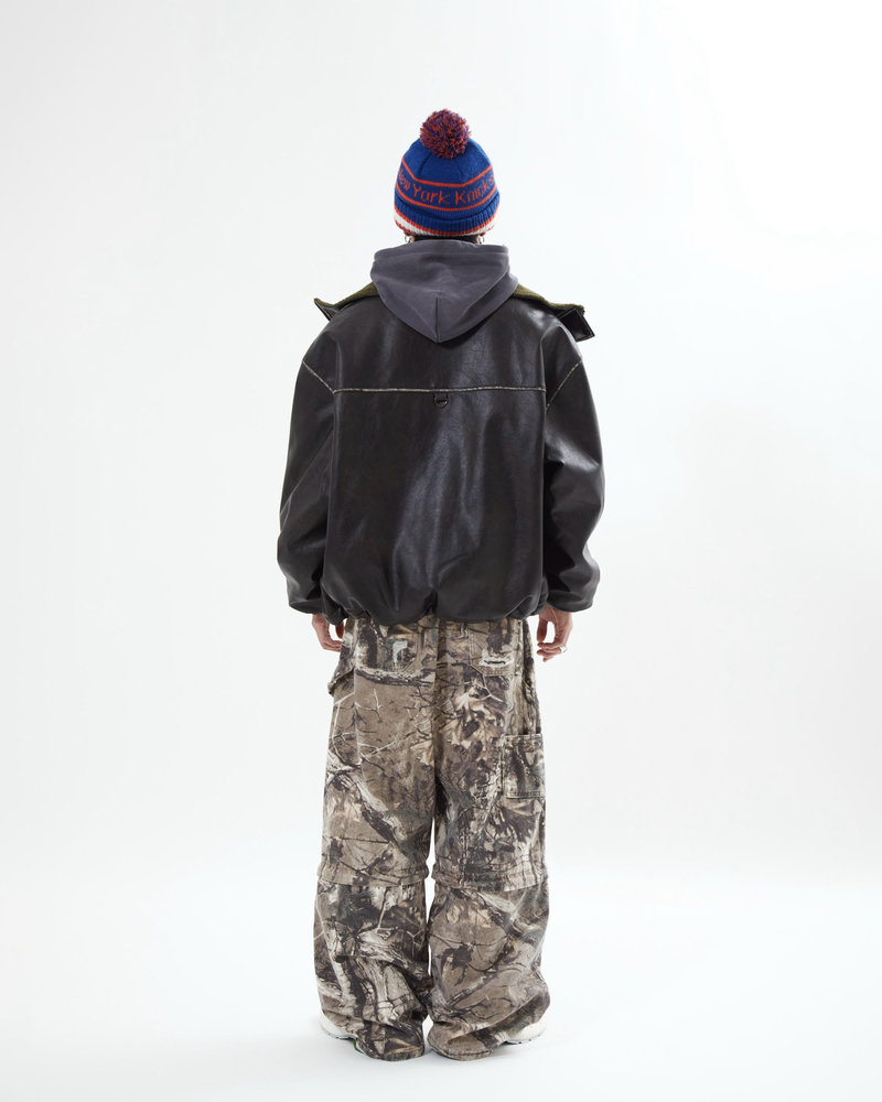 【10日以内お届け】リバーシブルPUレザージャケット L2084