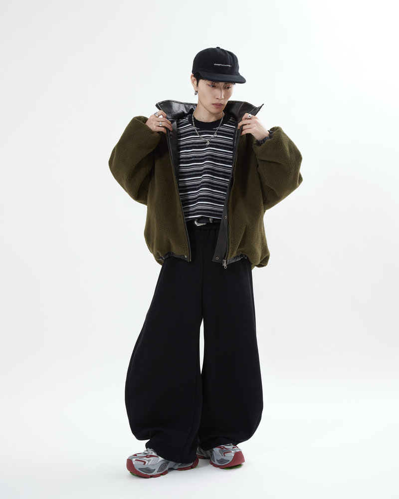 【10日以内お届け】リバーシブルPUレザージャケット L2084