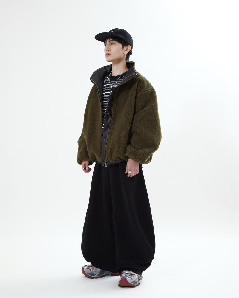 【10日以内お届け】リバーシブルPUレザージャケット L2084