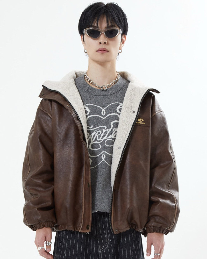 【10日以内お届け】リバーシブルPUレザージャケット L2084