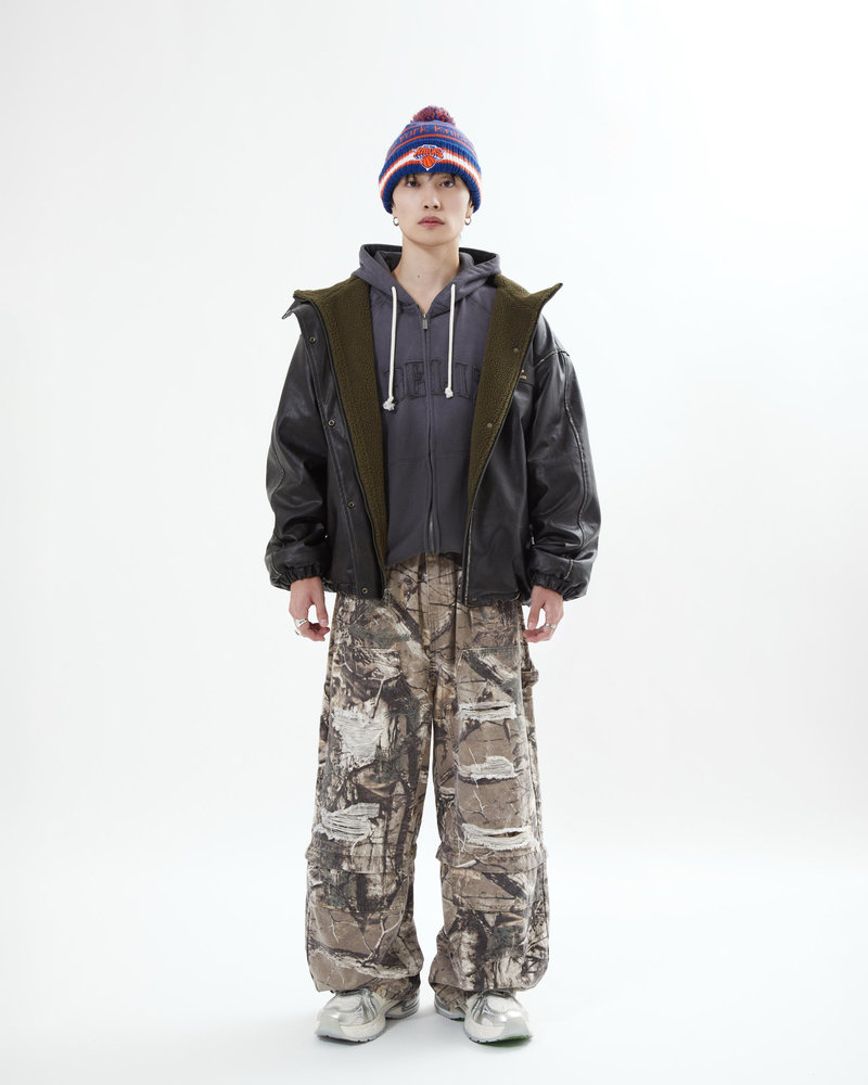 【10日以内お届け】リバーシブルPUレザージャケット L2084