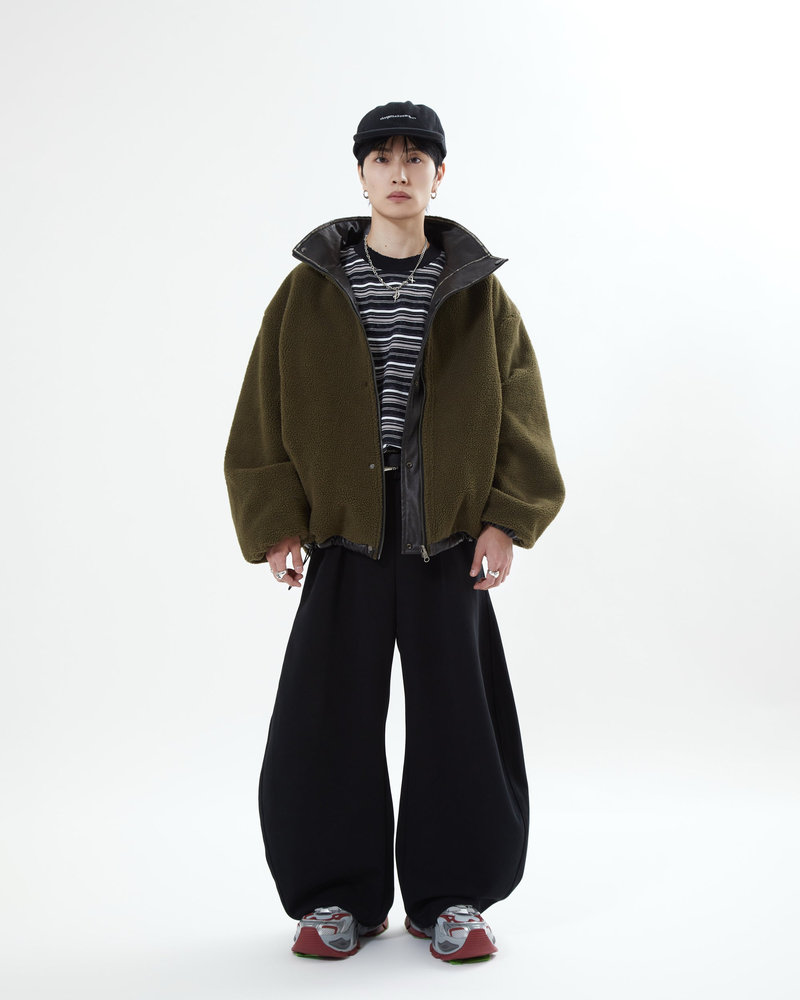 【10日以内お届け】リバーシブルPUレザージャケット L2084